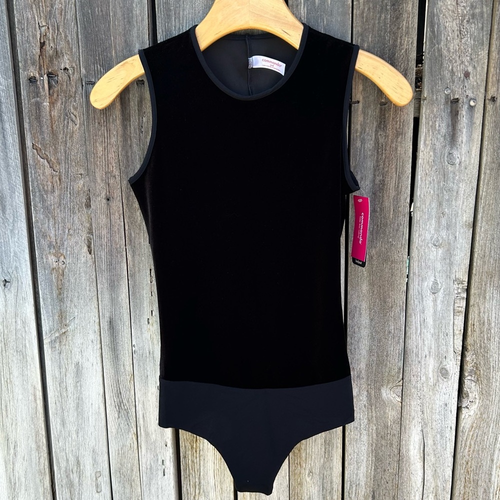 NWT Commando Velvet Bodysuit Black S - Picture 1 of 10